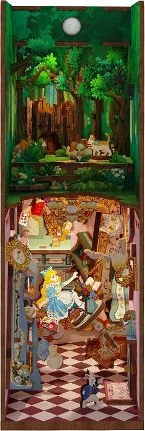 Book nook Alice au pays des merveilles : photo 3 du diorama