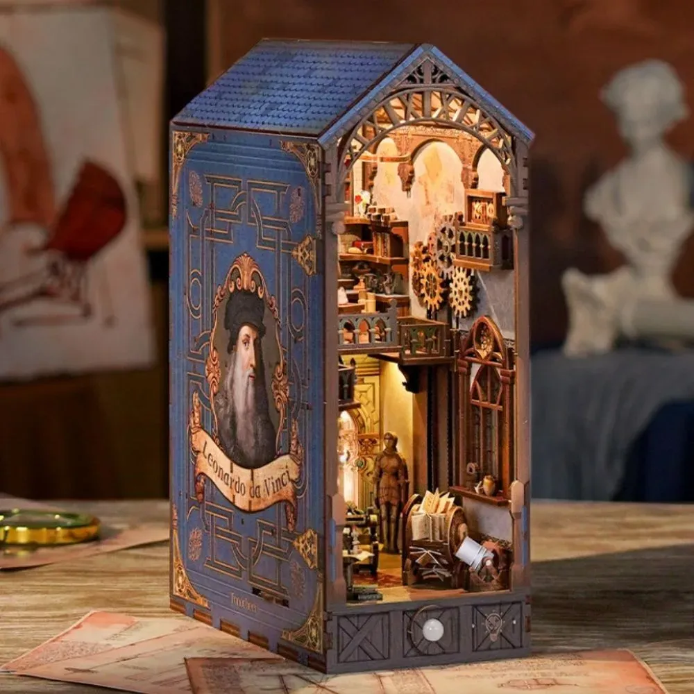 Book nook Atelier de Léonard de Vinci