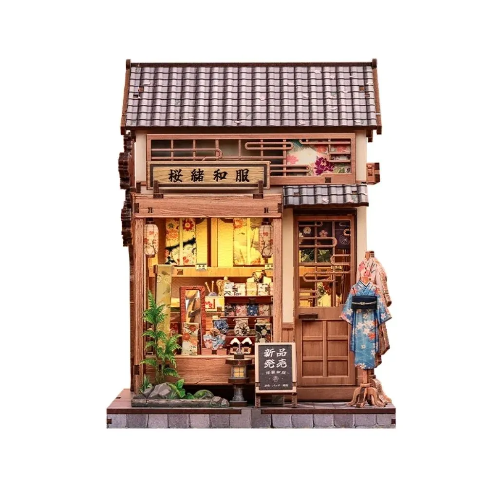 Book nook Atelier de soie de Kyoto : photo 2 du diorama