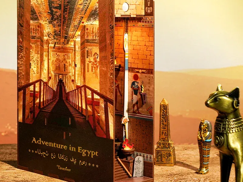 Book nook Escale parmi les sables d'Egypte