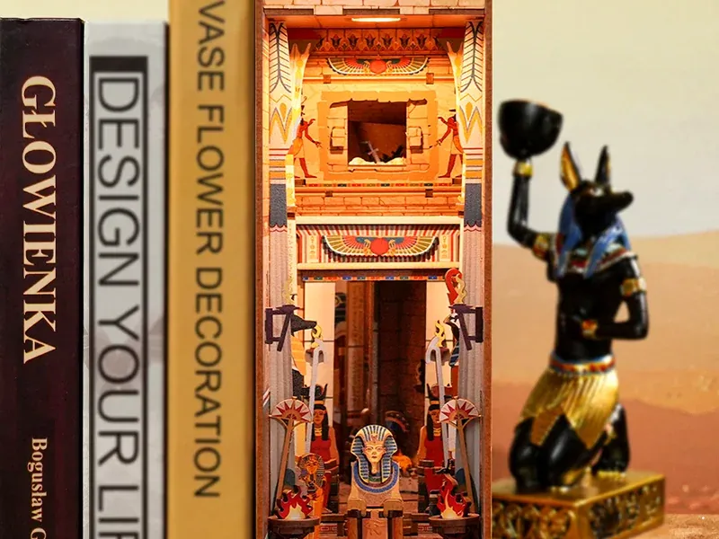Book nook Escale parmi les sables d'Egypte : photo 2 du diorama