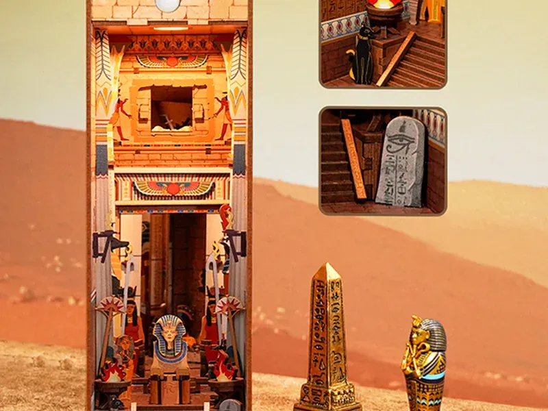 Book nook Escale parmi les sables d'Egypte : photo 3 du diorama