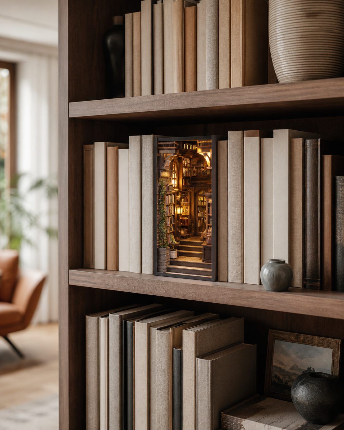 Où placer un book nook dans une bibliothèque ?