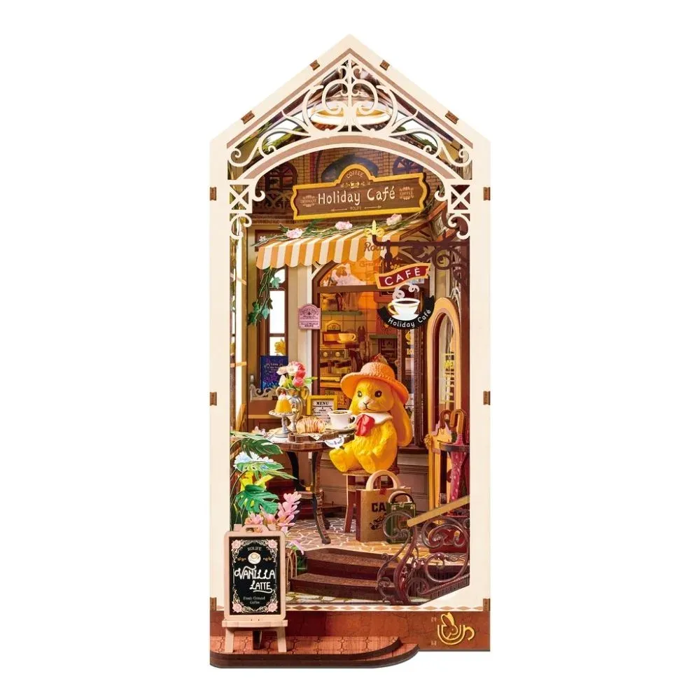 Book nook Café de vacances : photo 2 du diorama
