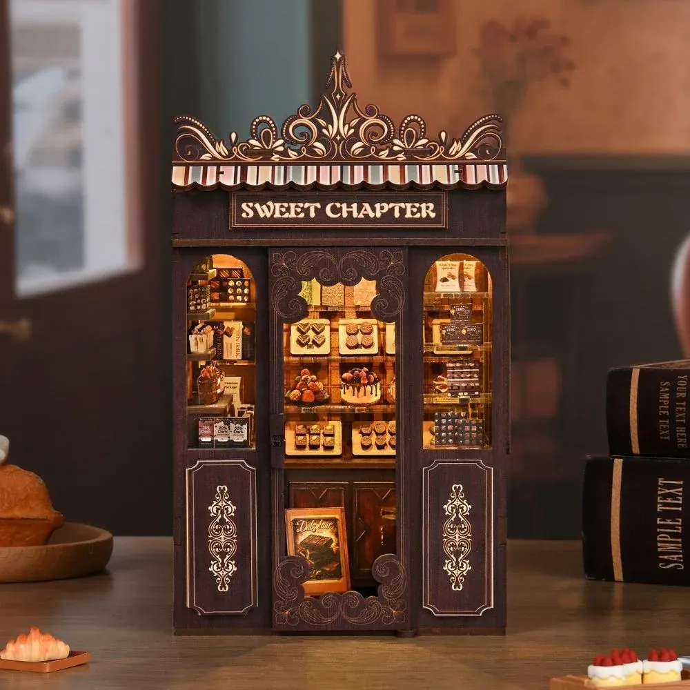 Book nook Chapitre Sucré : photo 3 du diorama