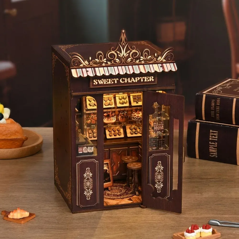 Book nook Chapitre Sucré : photo 4 du diorama