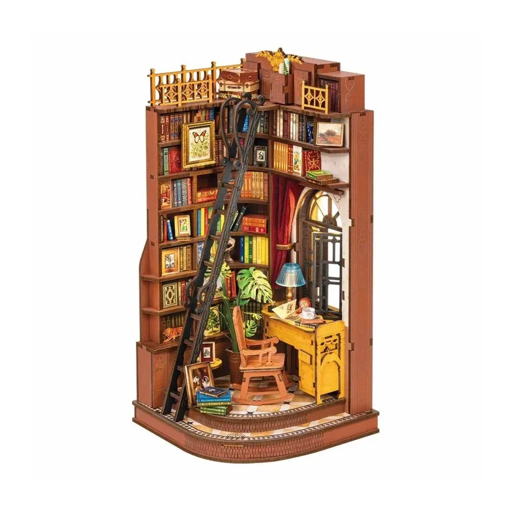 Book nook Coin d'Étude Silencieux : photo 2 du diorama
