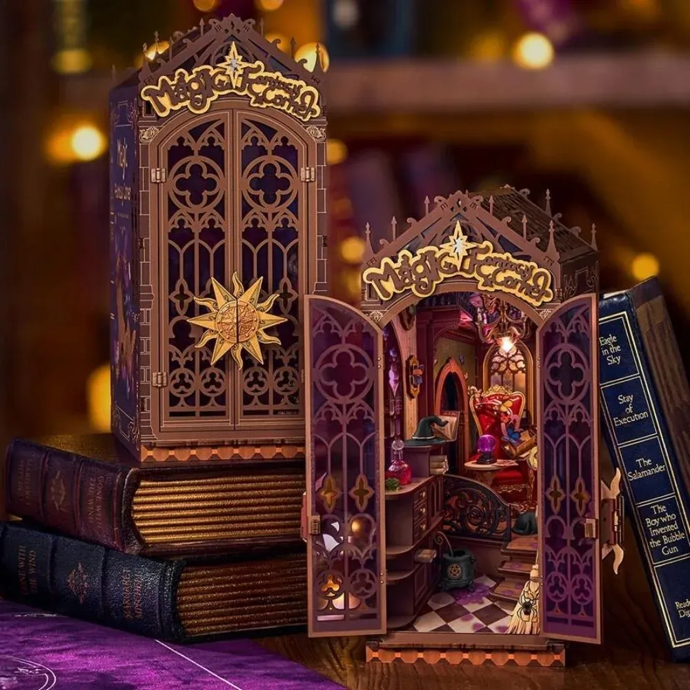 Book nook Coin de fantaisie magique