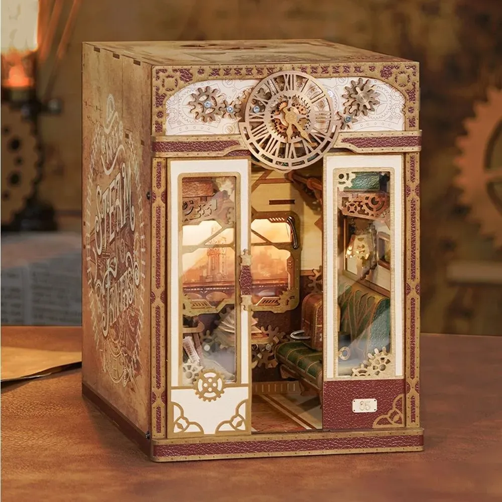 Book nook Fantaisie Steampunk