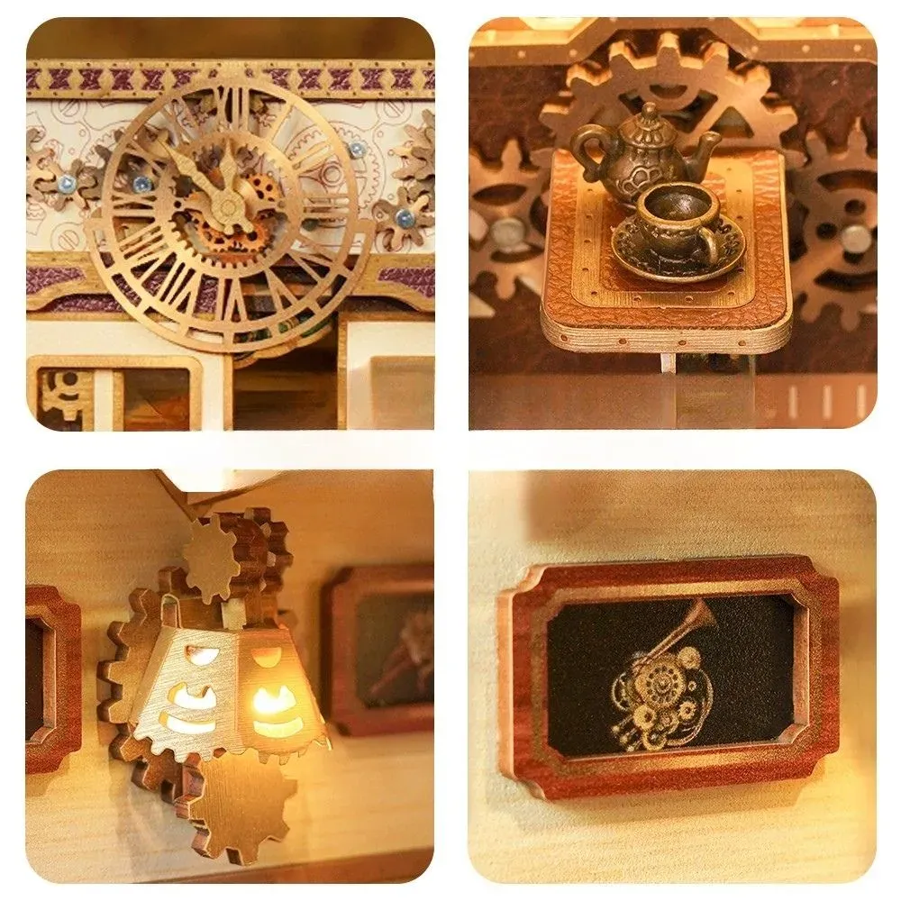 Book nook Fantaisie Steampunk : photo 4 du diorama