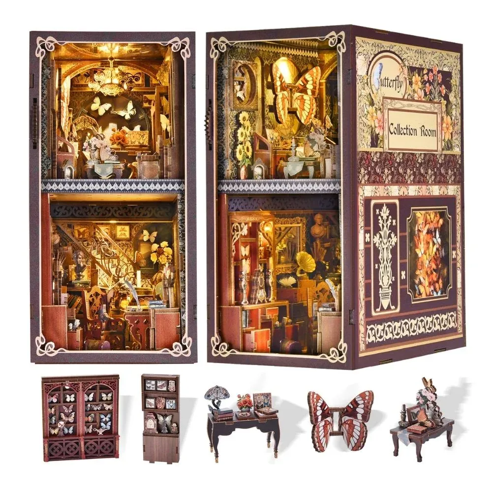 Book nook Galerie de Papillons : photo 4 du diorama