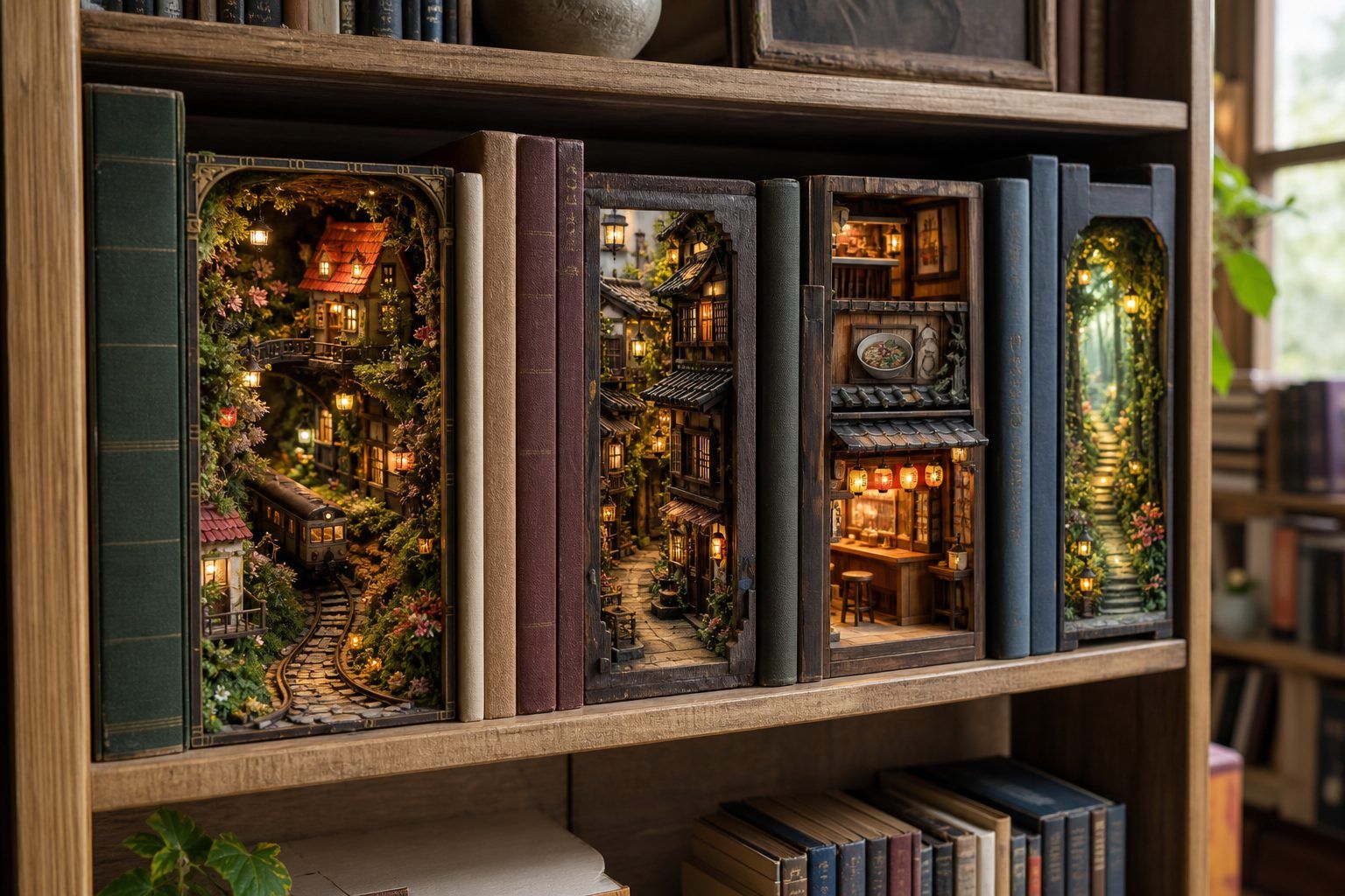 Des univers japonais aux autres book nooks de collection