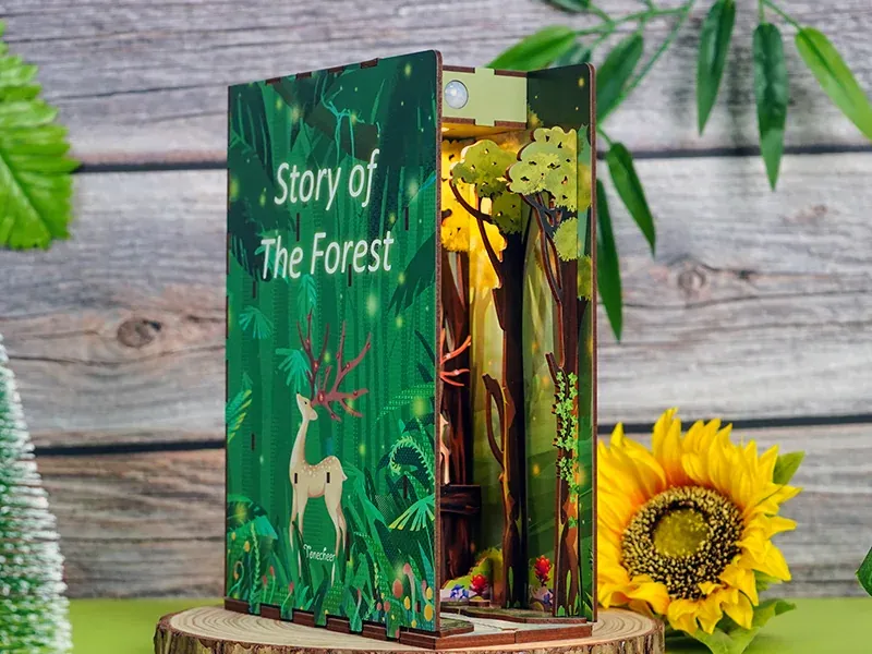 Book nook Sous-bois en récit