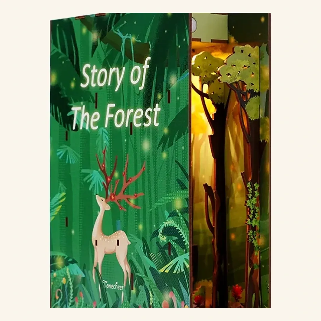Book nook Sous-bois en récit : photo 4 du diorama