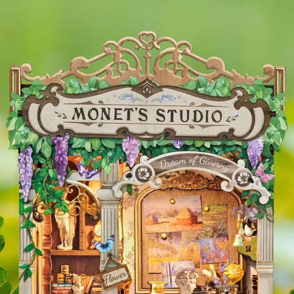 Book nook Impression de Monet : photo 4 du diorama