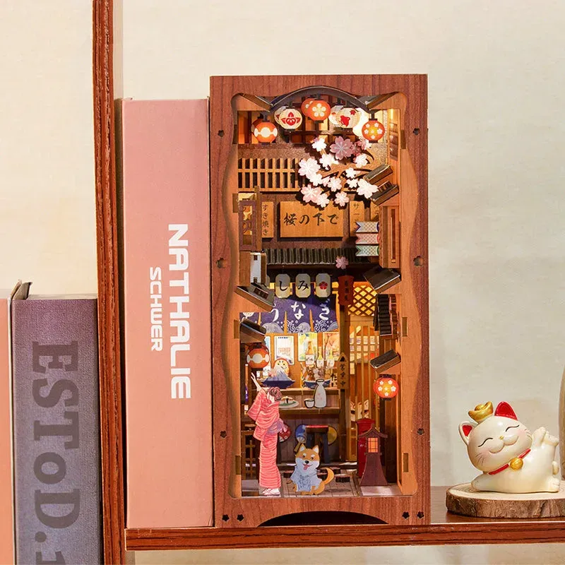 Book nook Sous le Cerisier en Fleurs