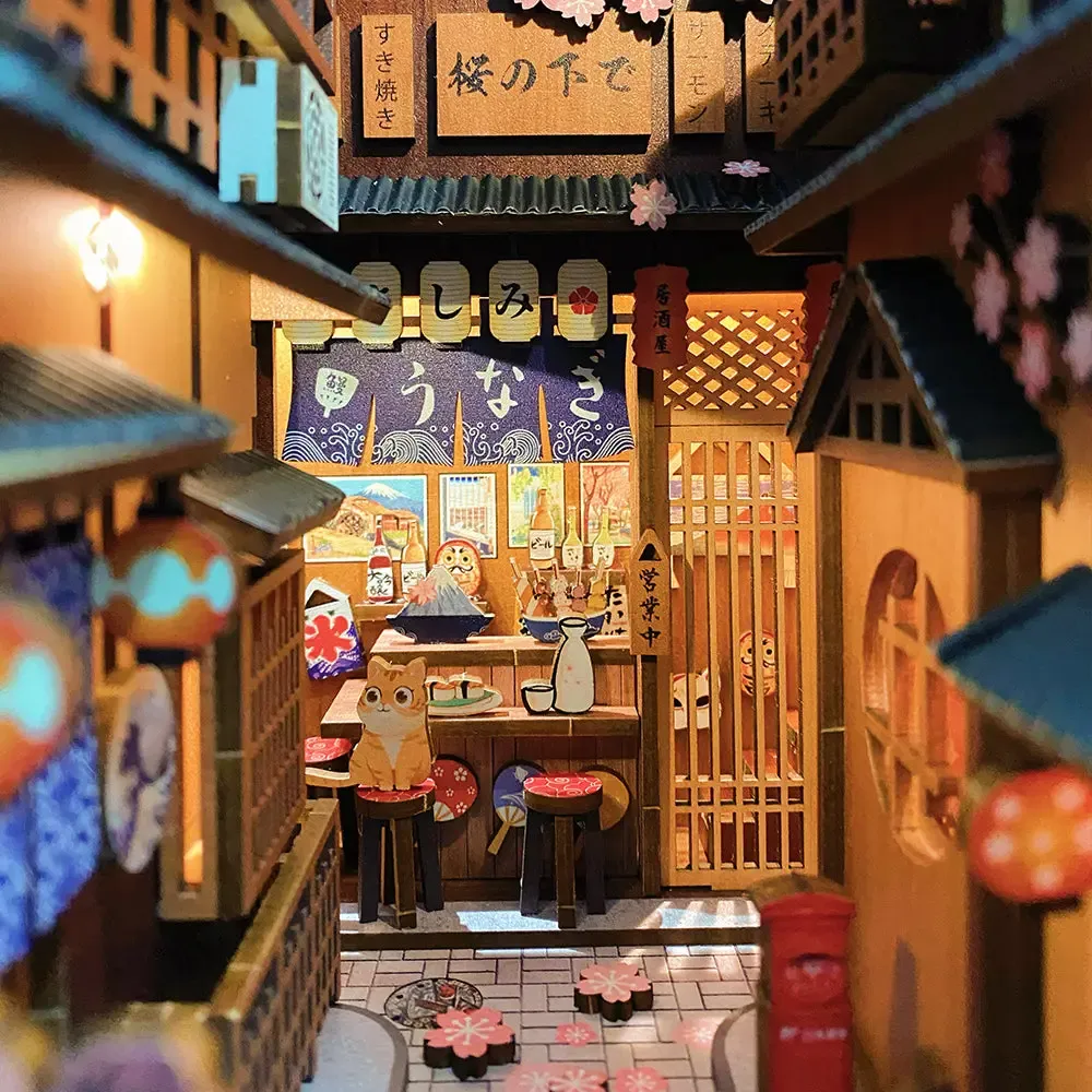 Book nook Sous le Cerisier en Fleurs : photo 4 du diorama