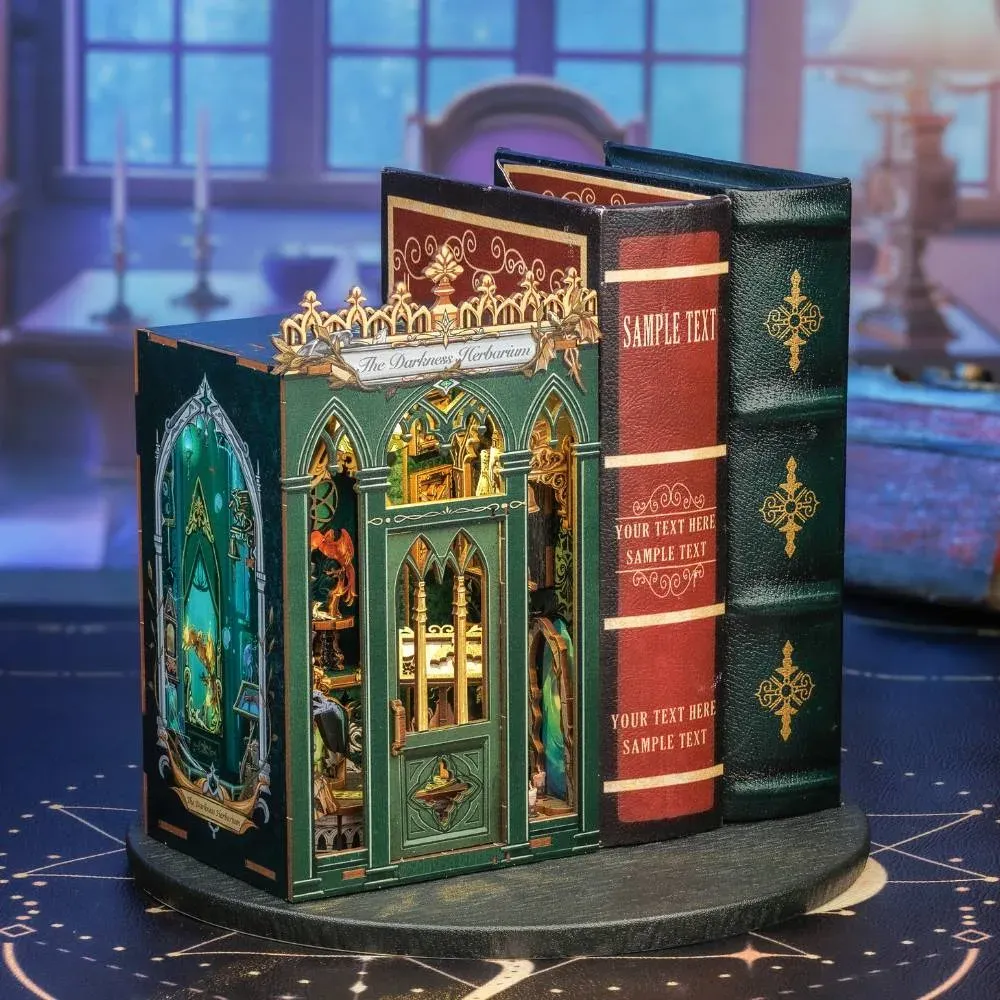 Book nook L'Herbier des Ombres : photo 3 du diorama