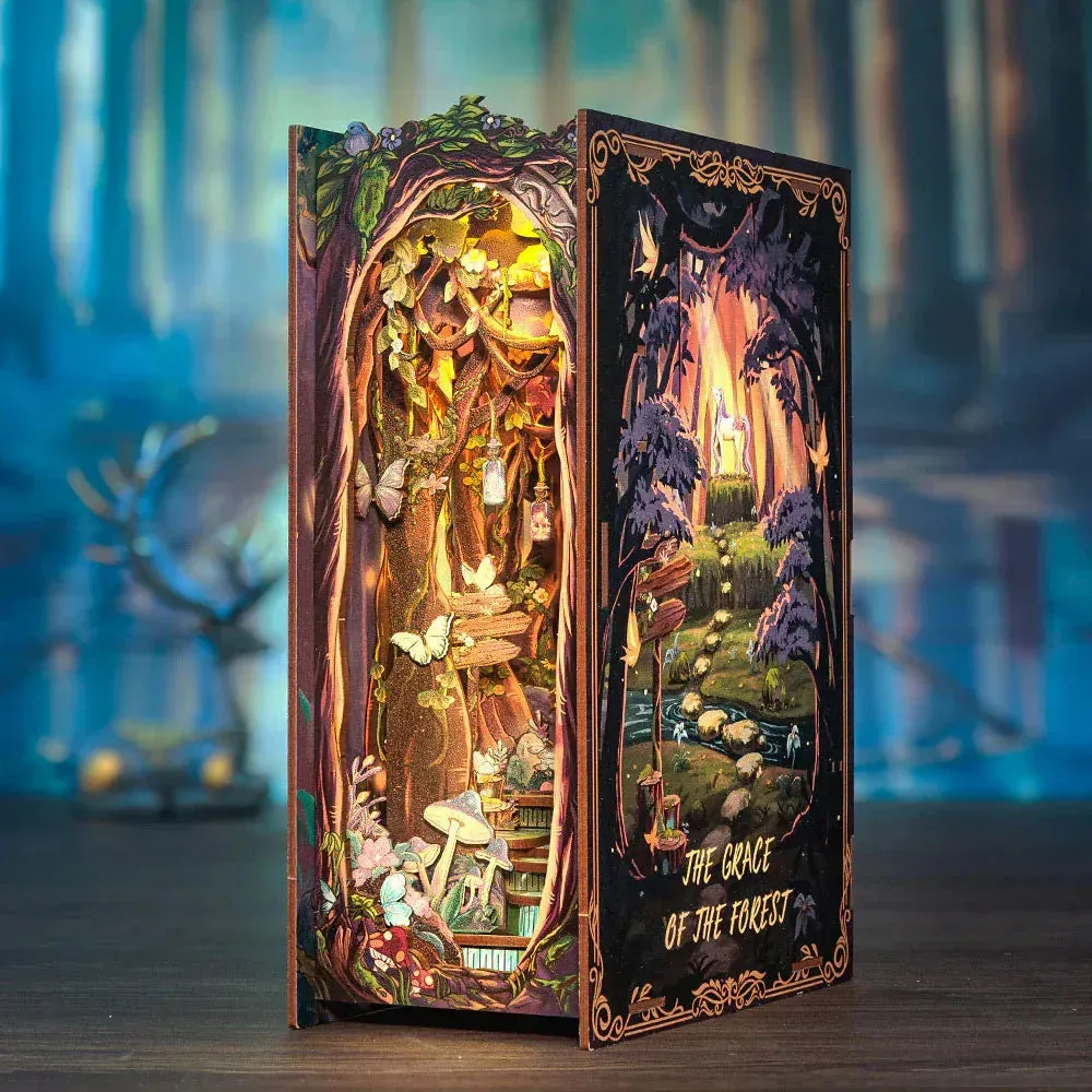 Book nook La Grâce de la Forêt : photo 4 du diorama