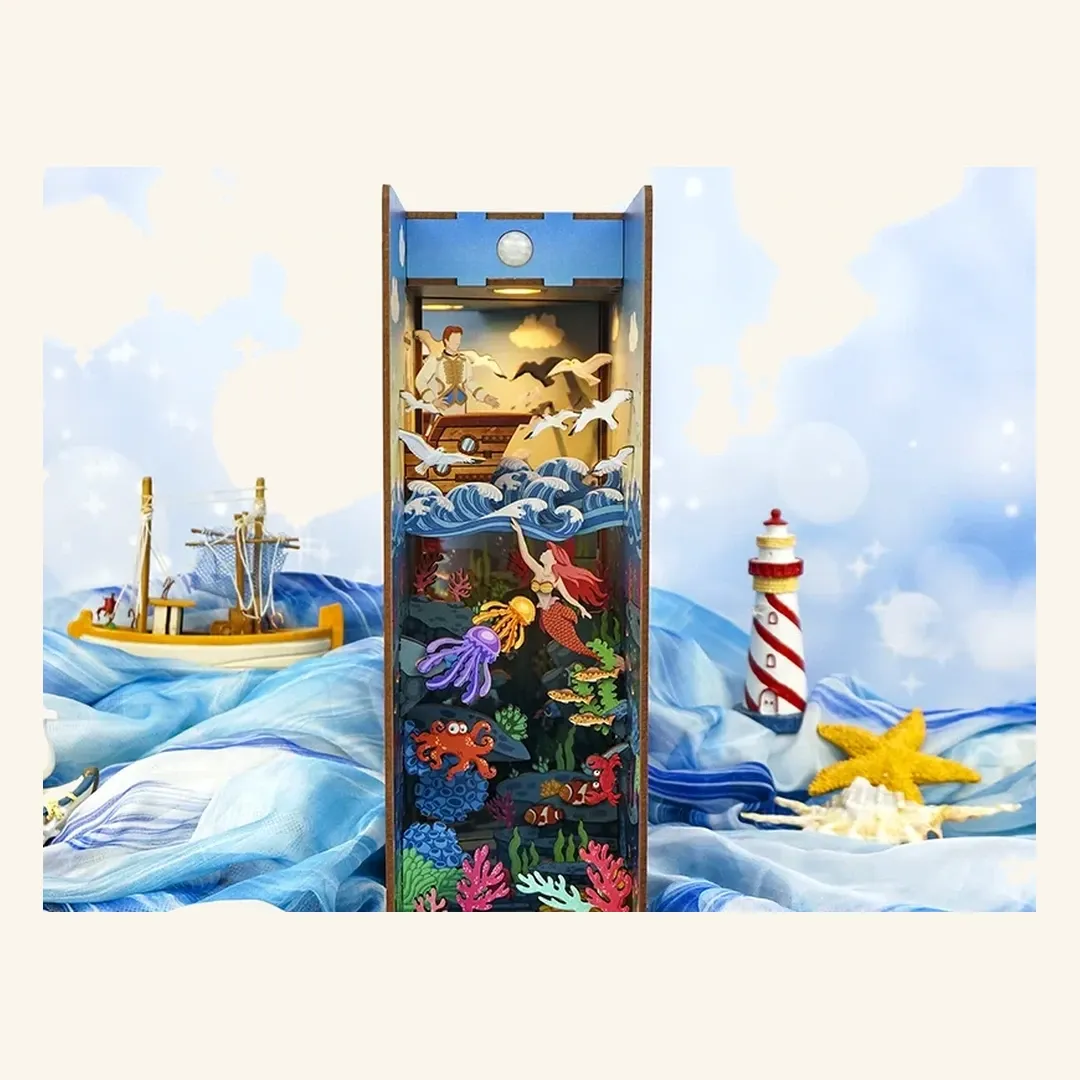Book nook Le Royaume sous les flots : photo 3 du diorama