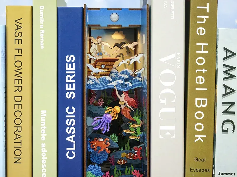 Book nook Le Royaume sous les flots : photo 2 du diorama
