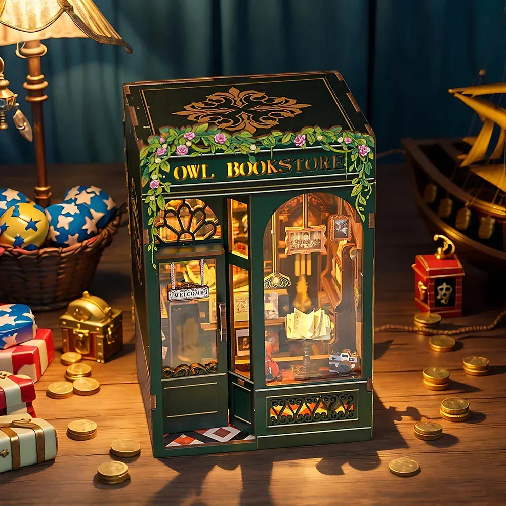 Book nook Librairie des Hiboux : photo 4 du diorama