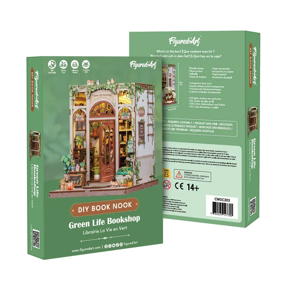 Book nook Librairie La Vie Verte : photo 2 du diorama