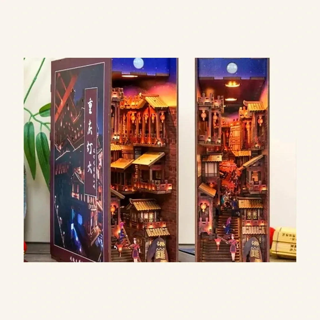 Book nook Lumières de Chongqing : photo 3 du diorama