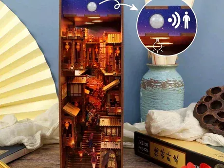 Book nook Lumières de Chongqing : photo 2 du diorama