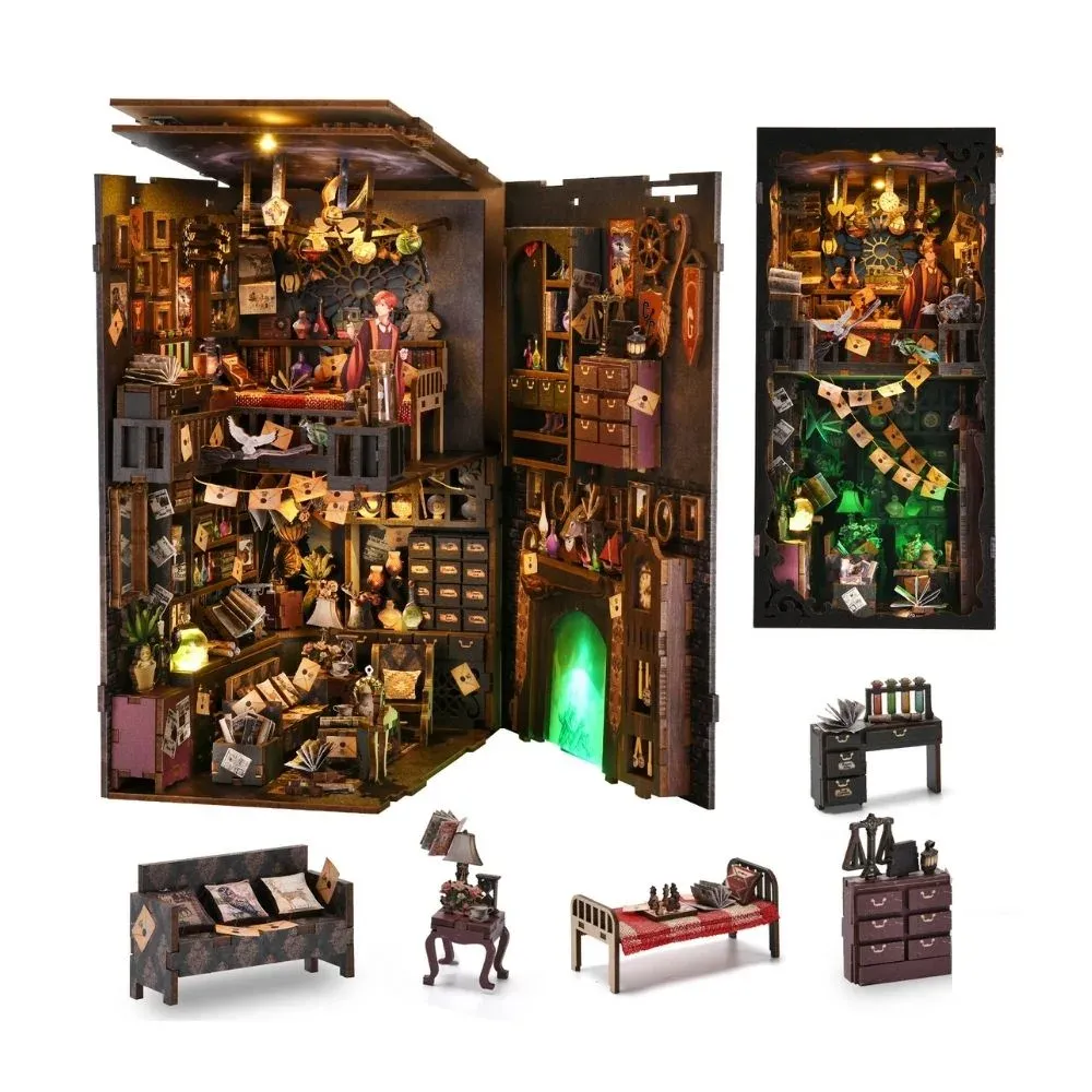 Book nook Maison de la Magie : photo 4 du diorama