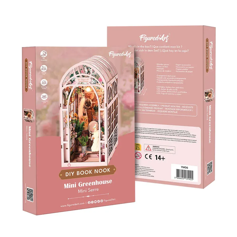 Book nook Mini Serre : photo 2 du diorama