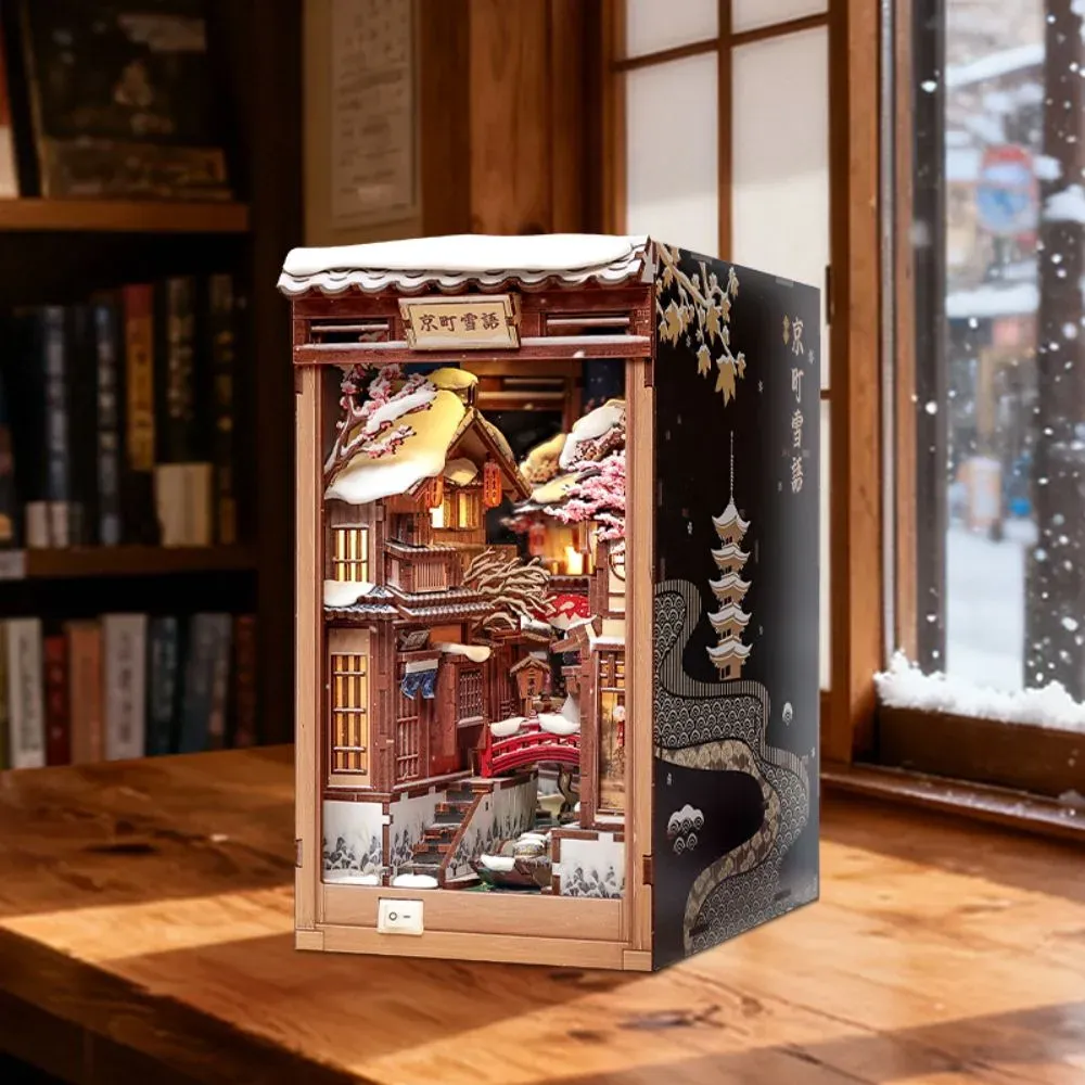Book nook Murmure de neige à Kyoto