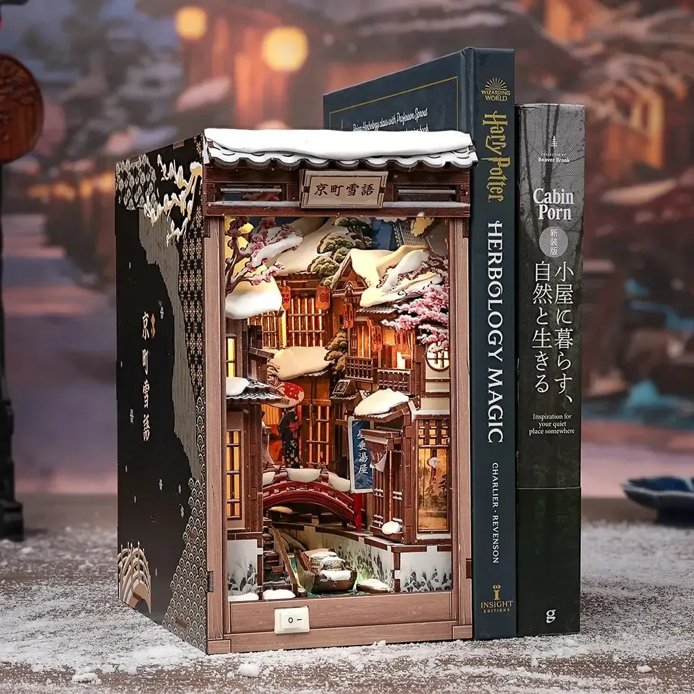 Book nook Murmure de neige à Kyoto : photo 3 du diorama