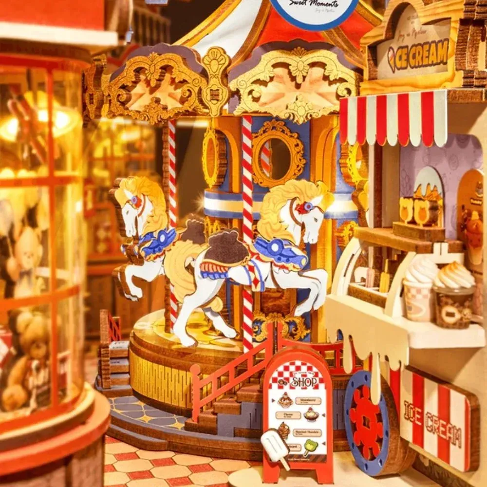 Book nook Parc d’attractions féerique : photo 4 du diorama