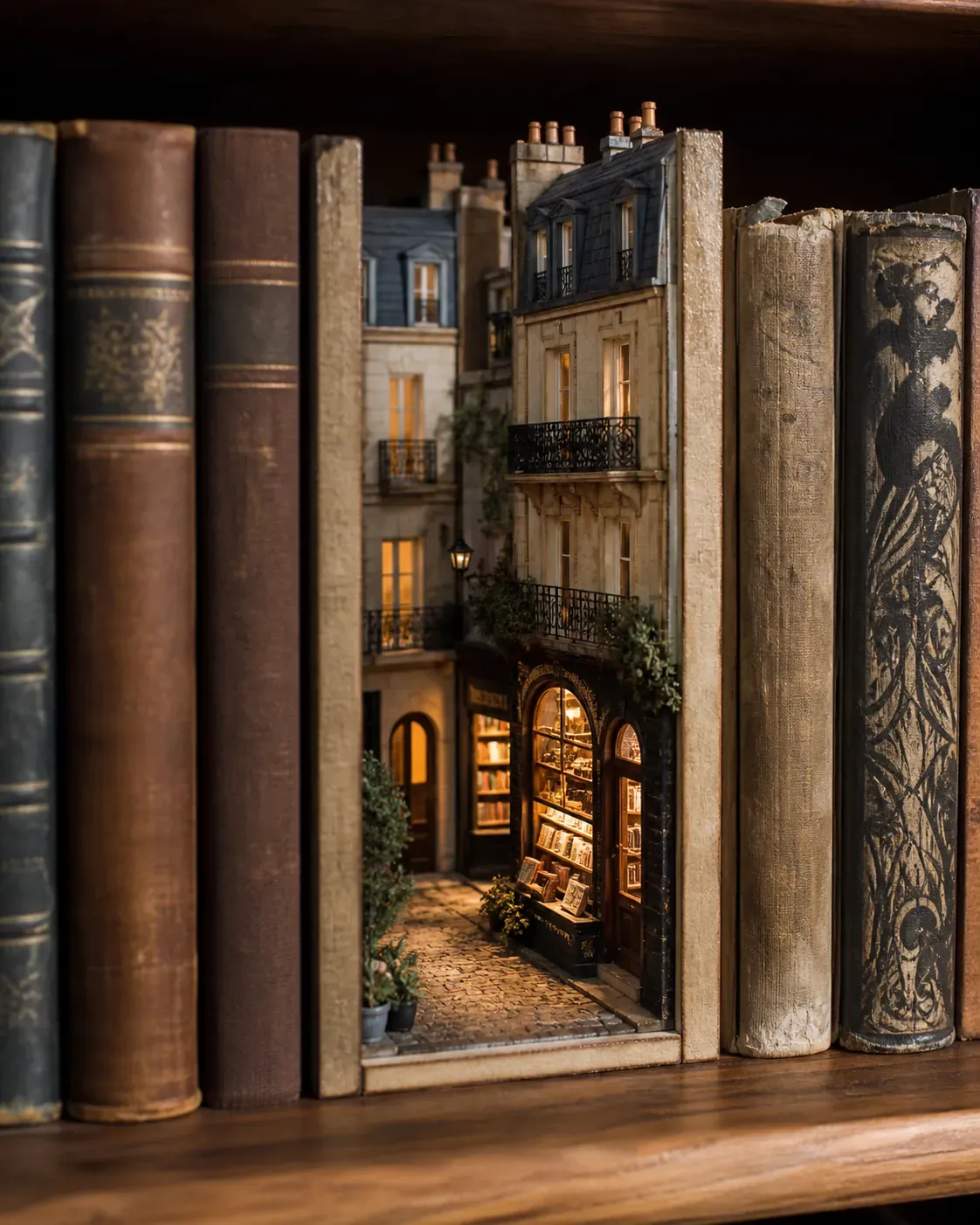 Illustration de l'article : Le book Nook à Paris se décline entre café et diorama