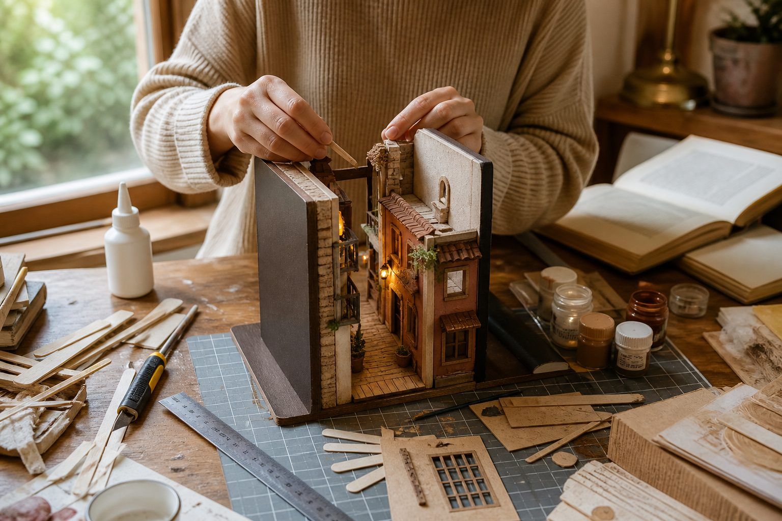 Fabriquer un book nook à la maison pour réduire le budget