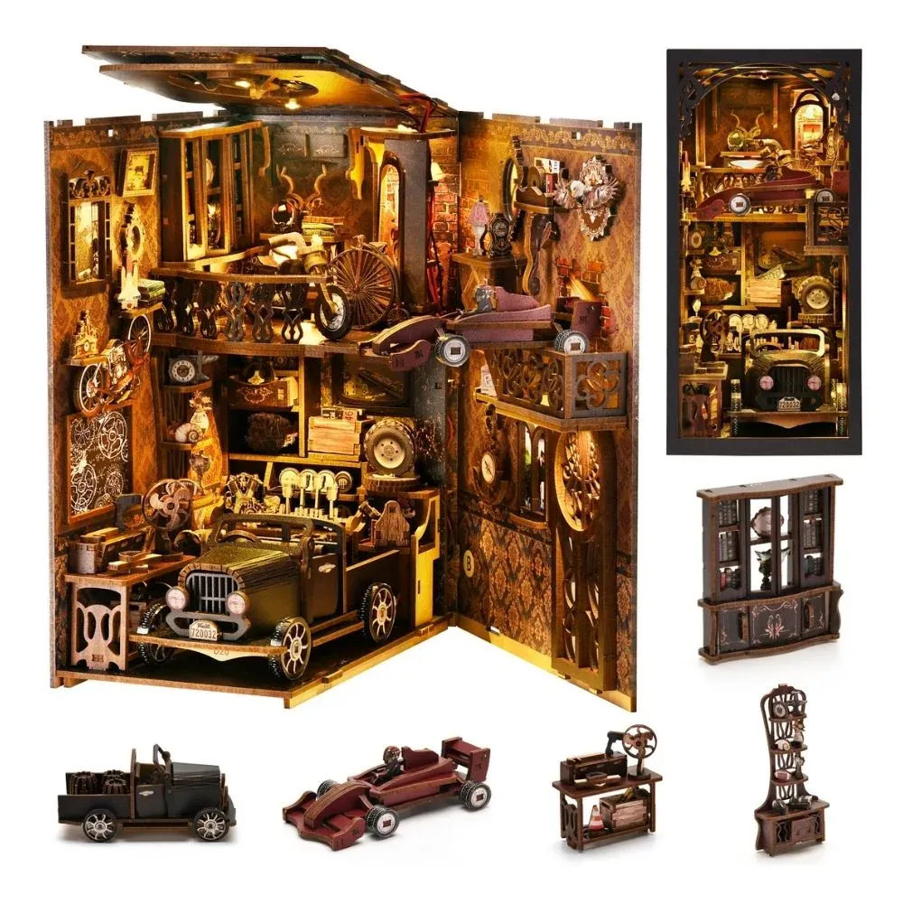 Book nook Passionnés de Voitures : photo 4 du diorama
