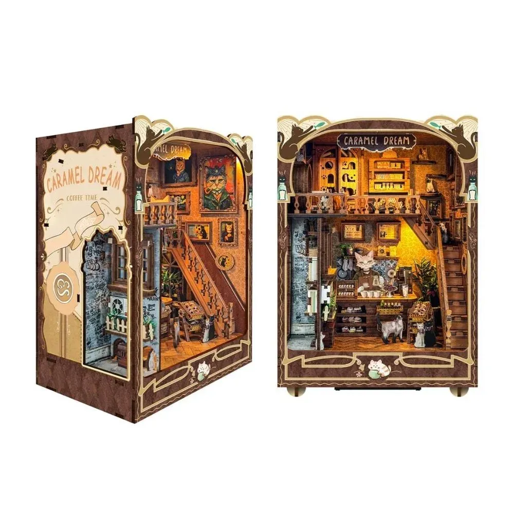 Book nook Rêves de Caramel : photo 2 du diorama