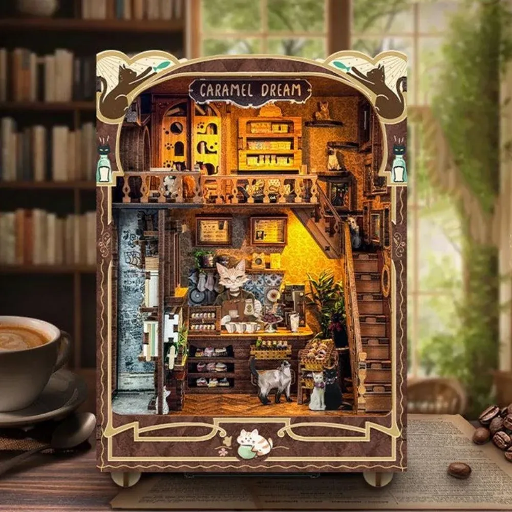 Book nook Rêves de Caramel : photo 3 du diorama