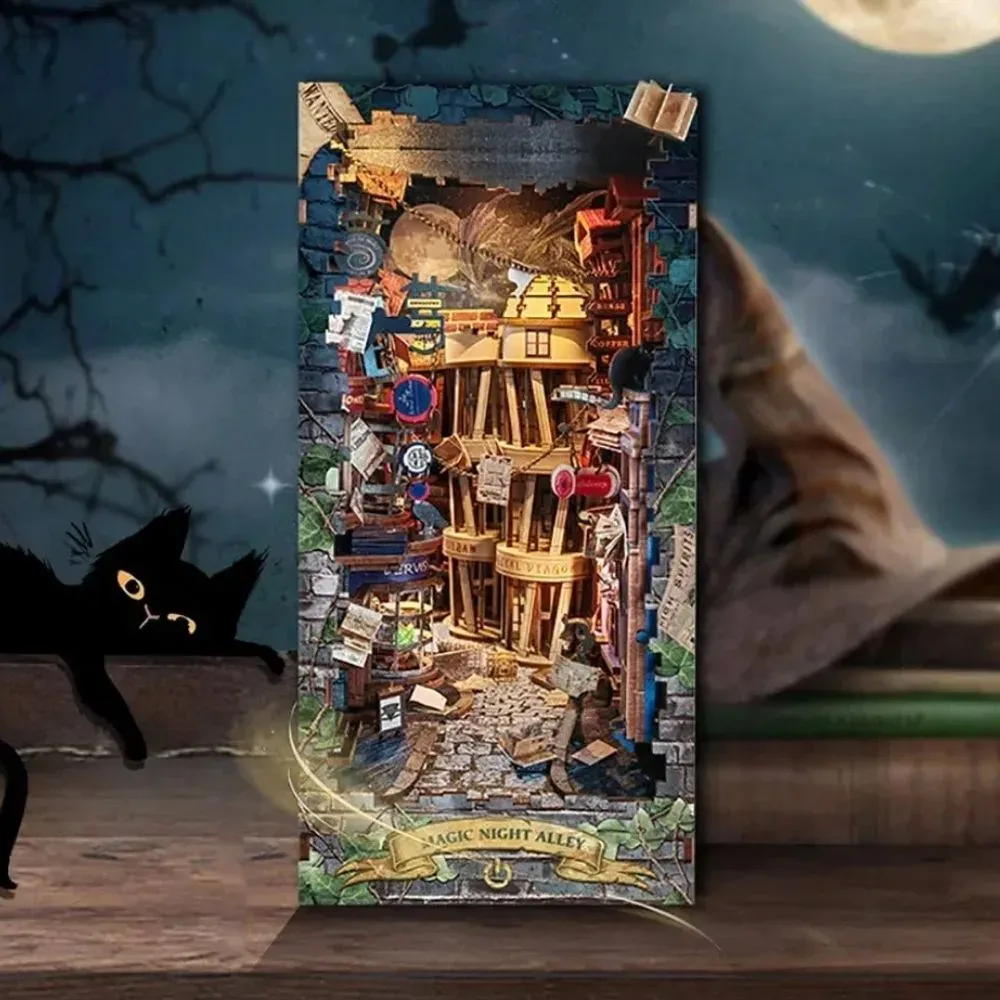 Book nook Ruelle de la Nuit Magique : photo 3 du diorama