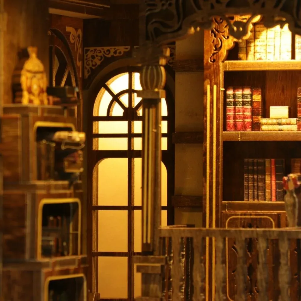 Book nook Salle de Bibliothèque Antique : photo 4 du diorama