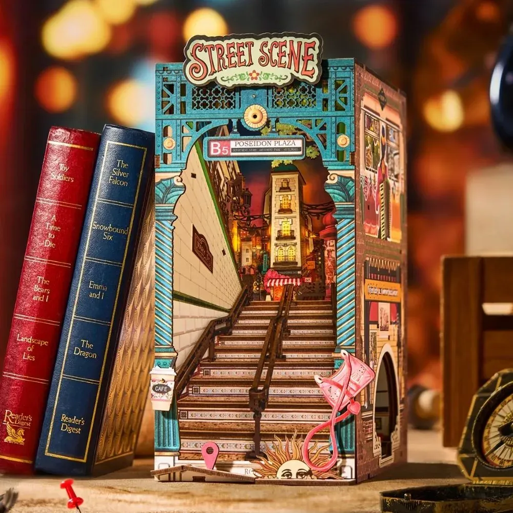 Book nook Scène de rue