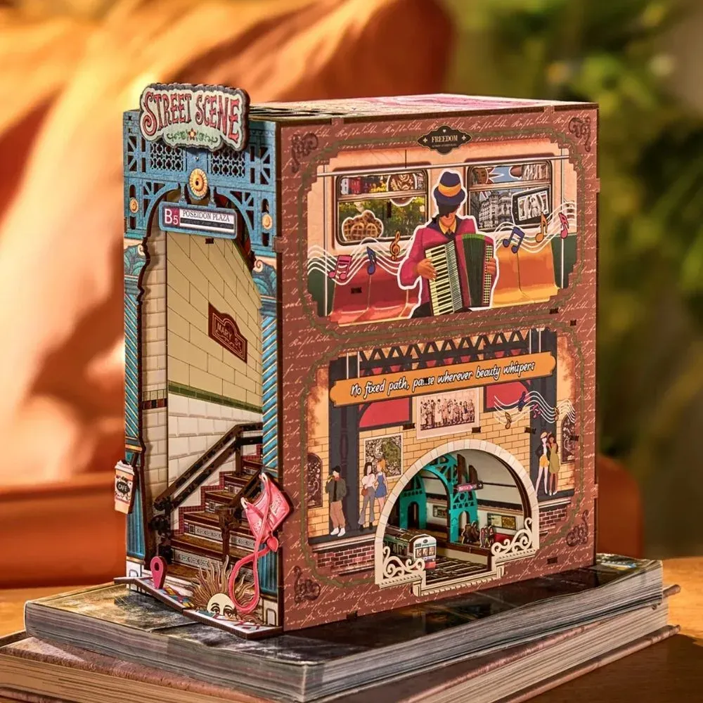 Book nook Scène de rue : photo 3 du diorama