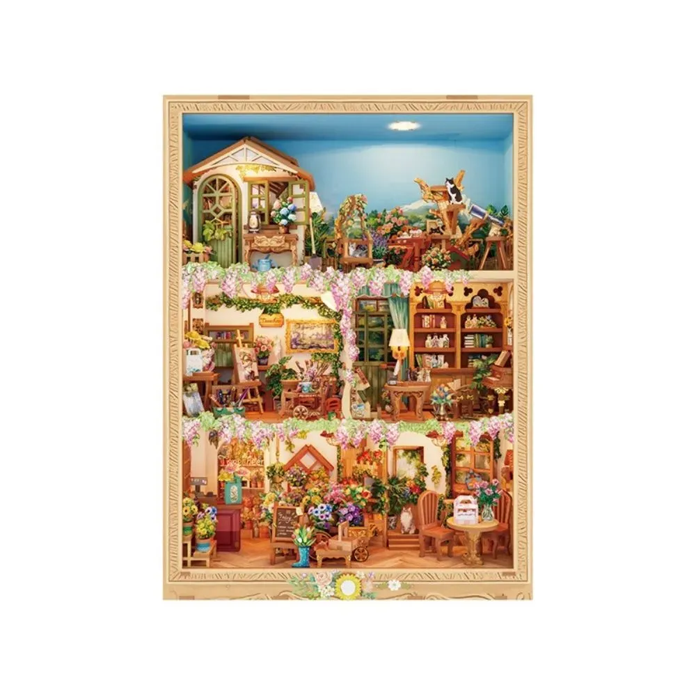 Book nook Temps des Fleurs : photo 2 du diorama