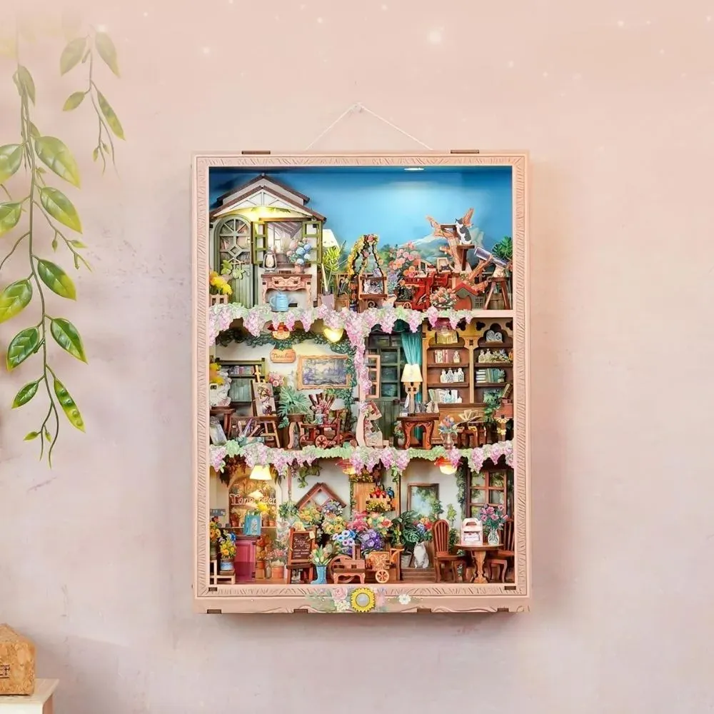 Book nook Temps des Fleurs : photo 3 du diorama