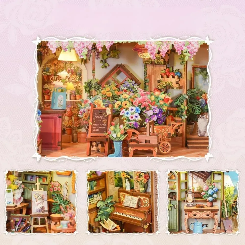Book nook Temps des Fleurs : photo 4 du diorama