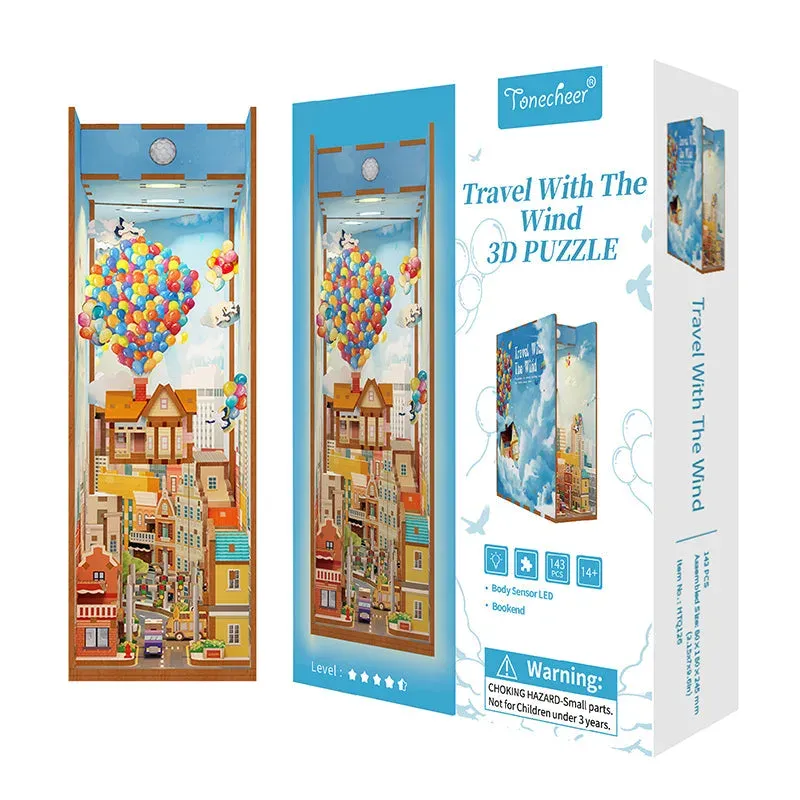 Book nook Voyage avec le vent : photo 2 du diorama