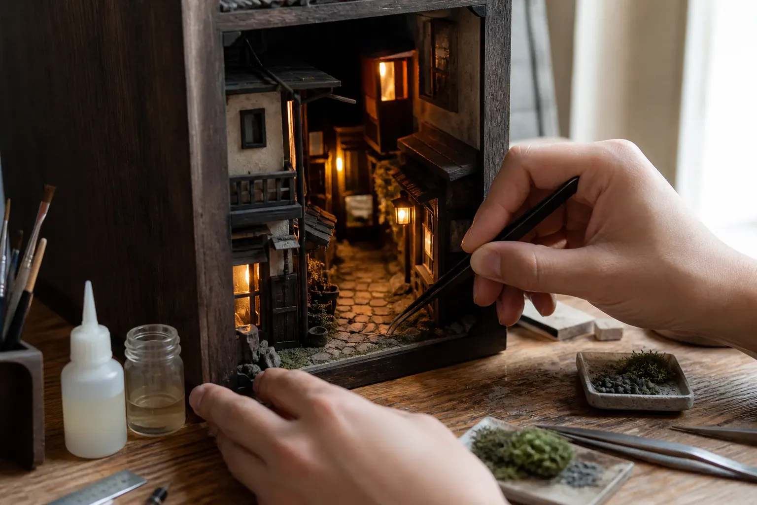 Illustration de l'article : Comment fabriquer un diorama et créer un décor miniature réaliste