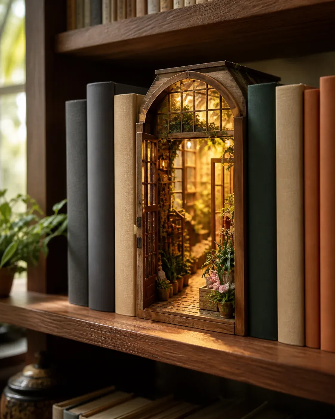 Illustration de l'article : Un serre-livre 3D transforme votre étagère en décor miniature