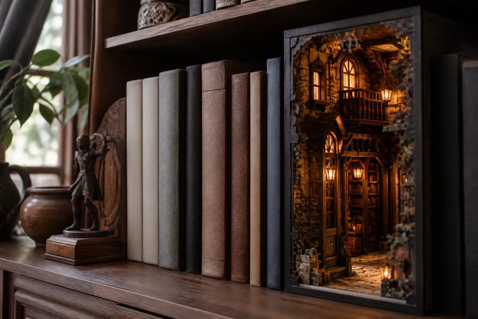 Illustration de l'article : Le serre-livre décoratif maintient vos livres et structure l’étagère